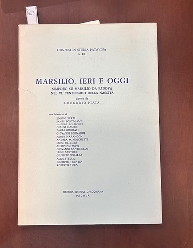 Piaia gregorio marsilio - gregorio,,