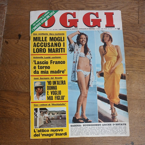 Oggi 1972 franco - oggi, 1972/30=franco