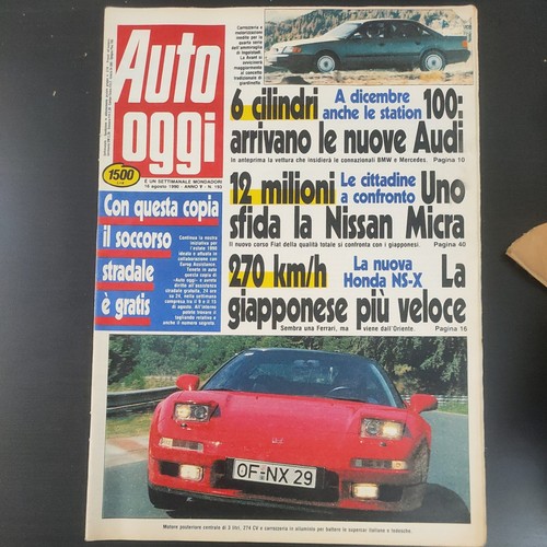 Auto oggi prova strada - oggi, honda